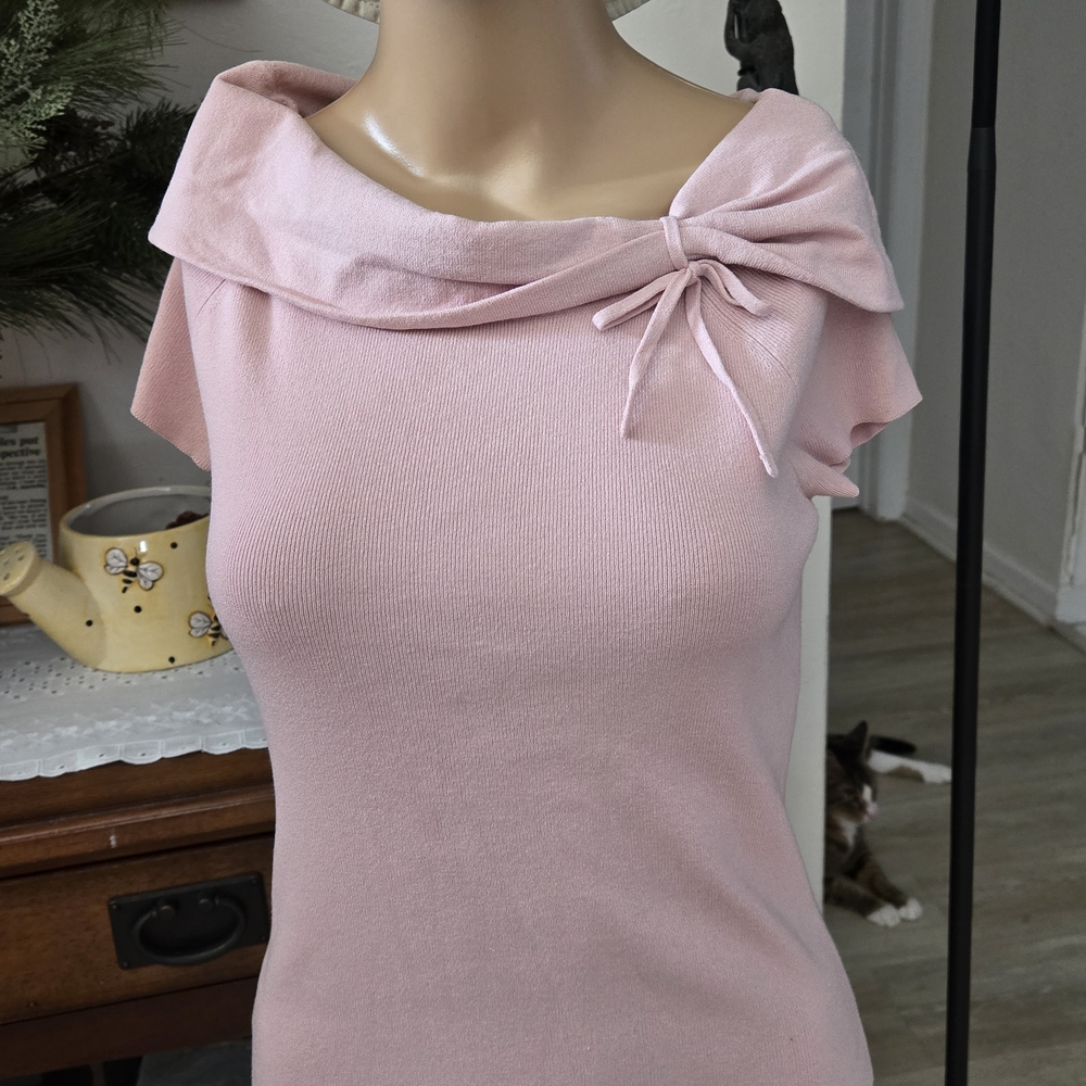 LOFT Soft Pink Knit Top
